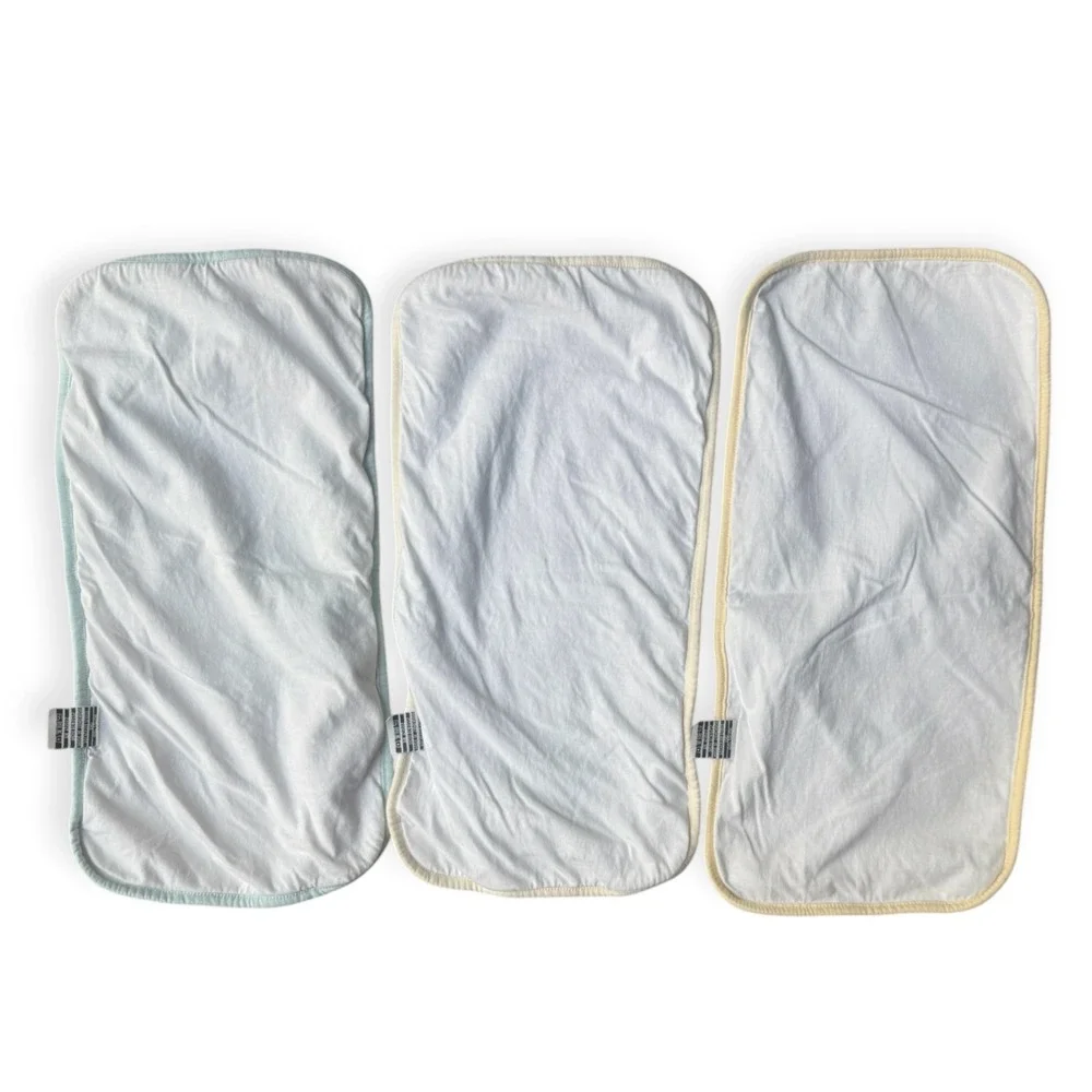 Copper Pearl Burp Cloth 3 Pack Smiley Face Sun Lightning Bolt Blue Yellow Cream